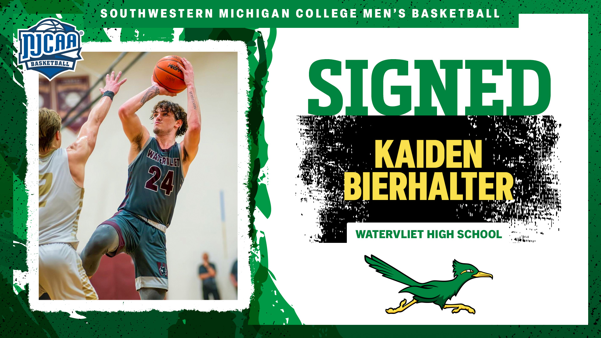 Kaiden Bierhalter Signs with the Roadrunners