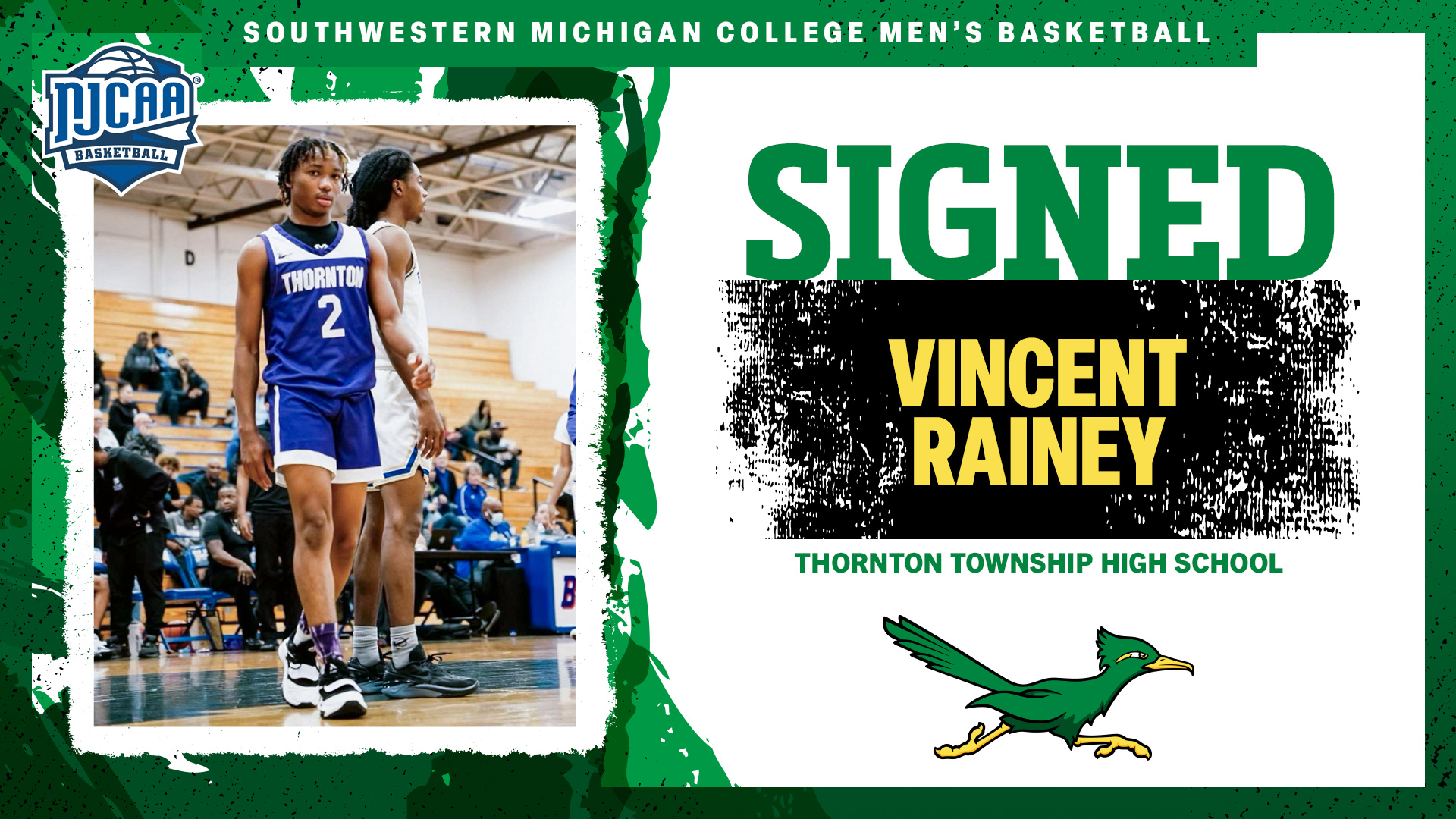 Vincent Rainey Selects the Roadrunners