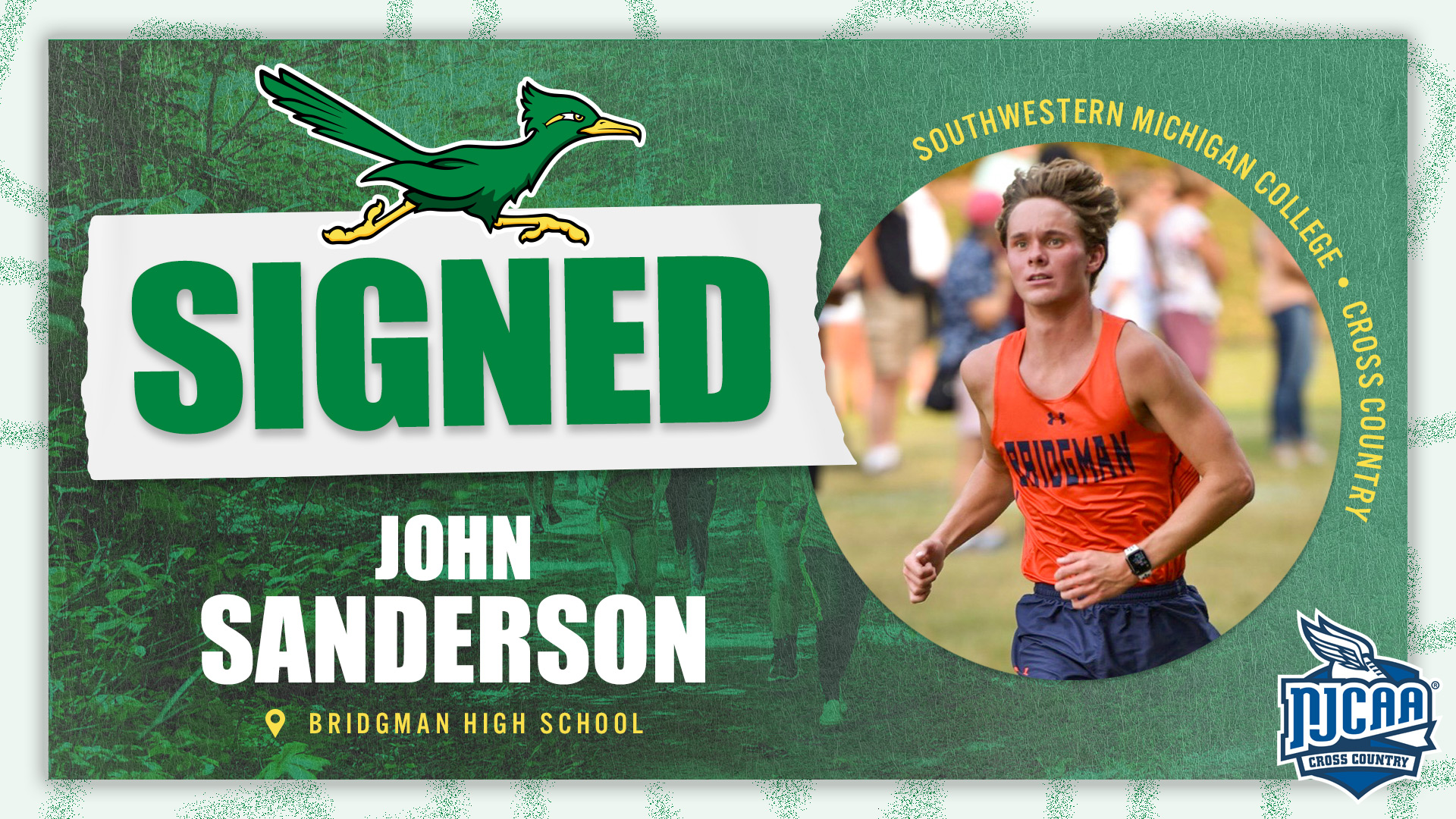 John Sanderson Signs with the Roadrunners