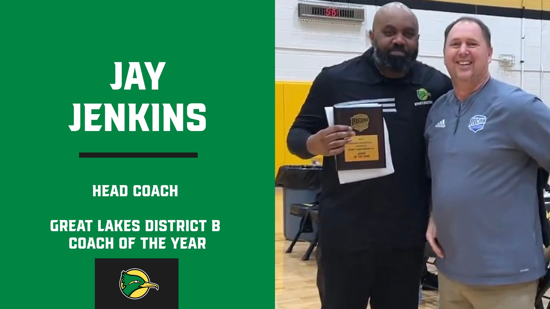 WBB Head Coach Jenkins Named District Coach of the Year
