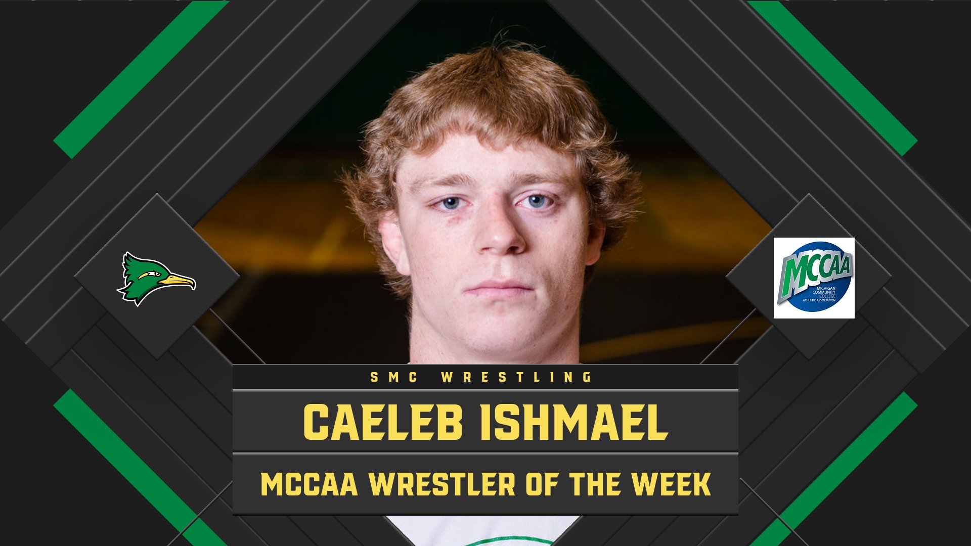 Caeleb Ishmael Wins MCCAA Wrestler of the Week