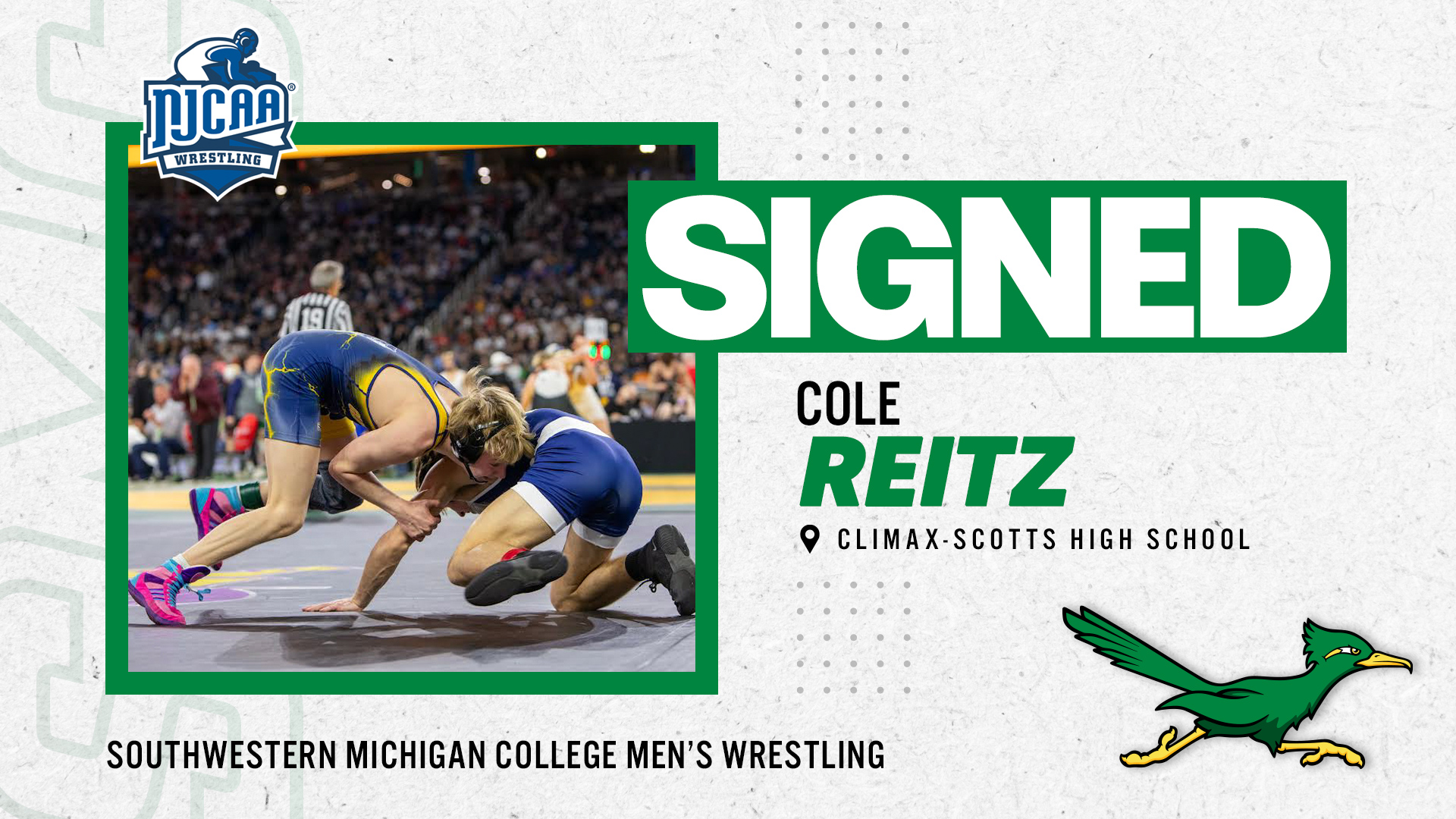 Cole Reitz Now A Roadrunner
