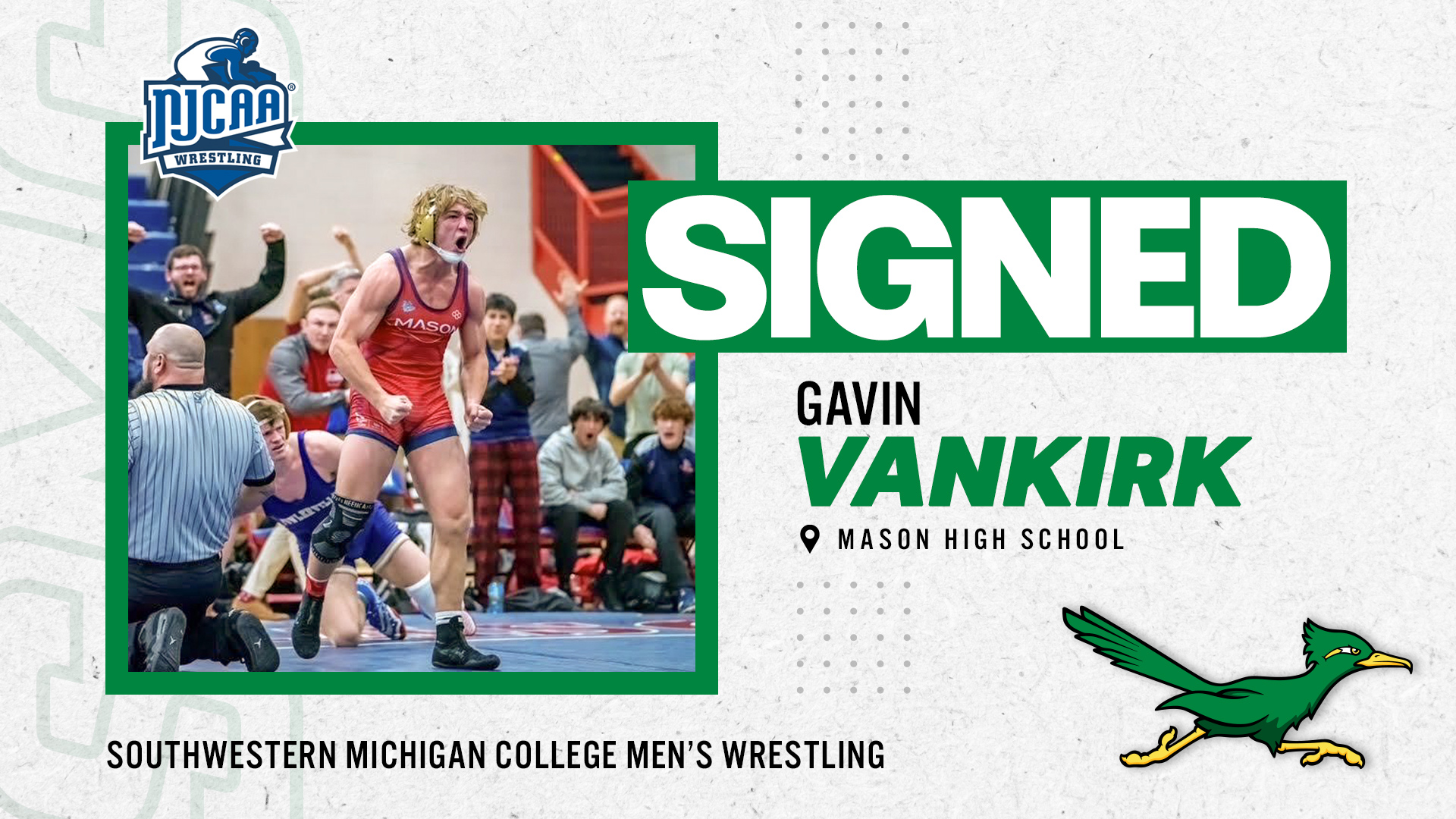 Gavin VanKirk is the Newest Wrestling Roadrunner