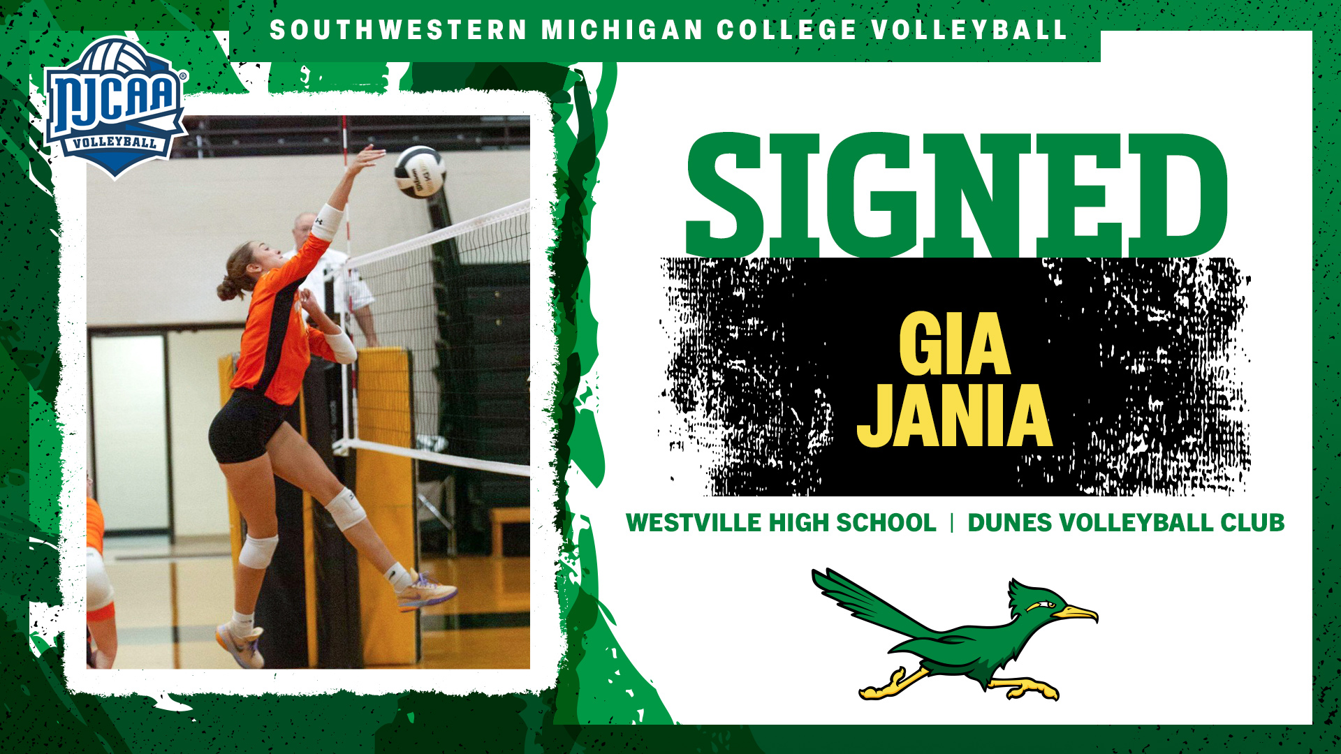 Gia Jania Signs with the Roadrunners